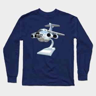 Cartoon airplane Long Sleeve T-Shirt